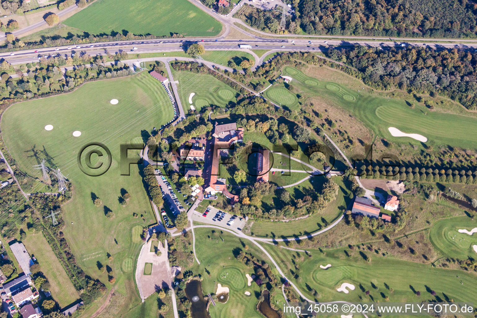 Quartier Beiertheim-Bulach in Karlsruhe dans le département Bade-Wurtemberg, Allemagne vue d'en haut