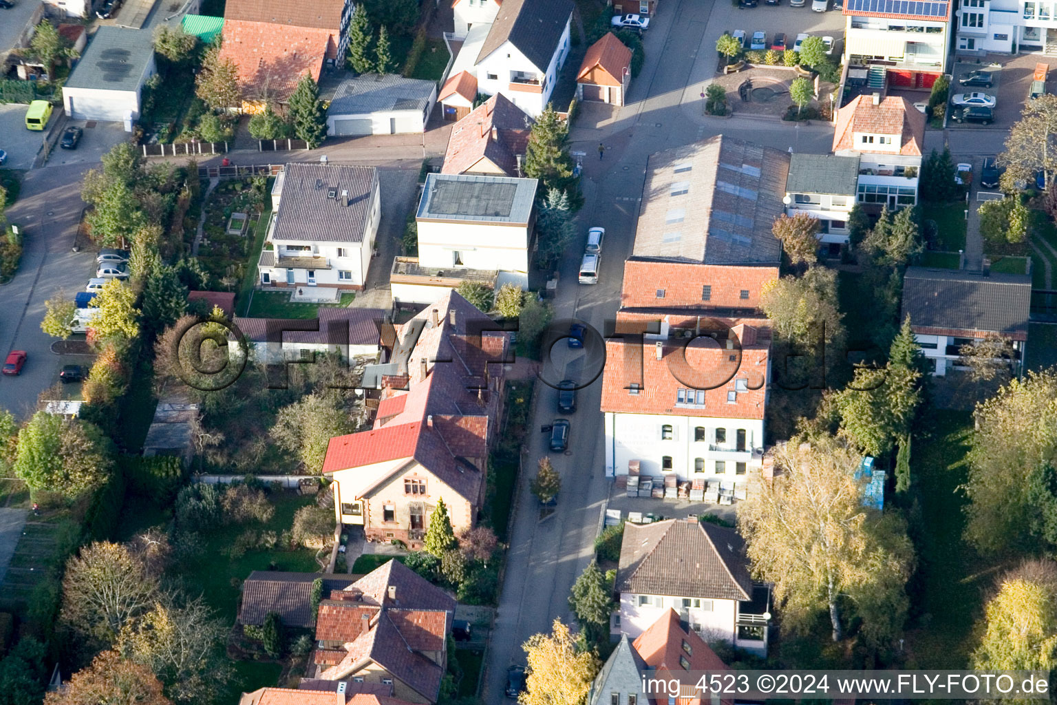 Image drone de Bismarckstr à Kandel dans le département Rhénanie-Palatinat, Allemagne