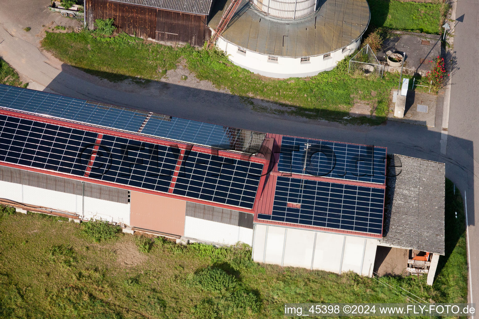 Quartier Deutschhof in Kapellen-Drusweiler dans le département Rhénanie-Palatinat, Allemagne d'un drone