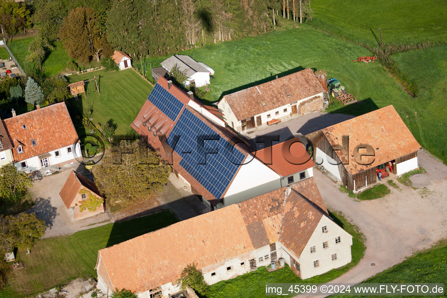 Photographie aérienne de Deutschhof dans le département Rhénanie-Palatinat, Allemagne