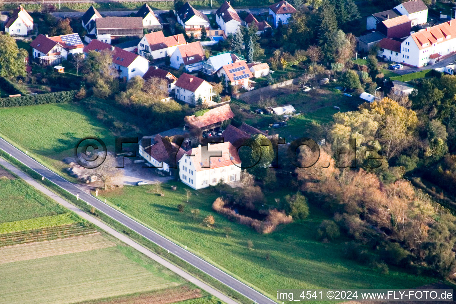 Photographie aérienne de Moulin à Rheinzabern dans le département Rhénanie-Palatinat, Allemagne