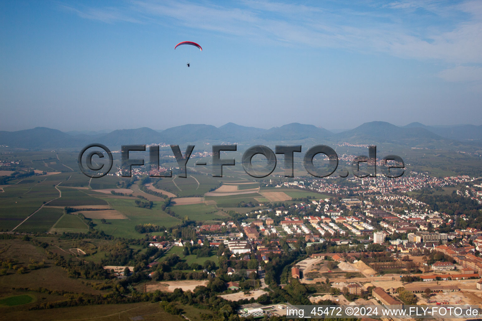 Vue oblique de Landau in der Pfalz dans le département Rhénanie-Palatinat, Allemagne