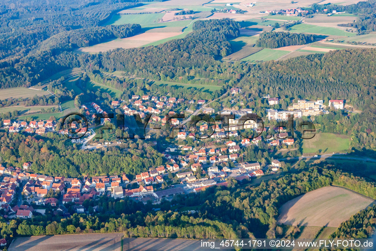 Vue aérienne de Tabéa Diakonie à Heiligenstadt in Oberfranken dans le département Bavière, Allemagne