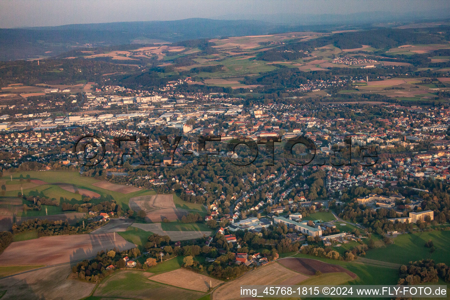 Vue aérienne de Quartier Wendelhöfen in Bayreuth dans le département Bavière, Allemagne