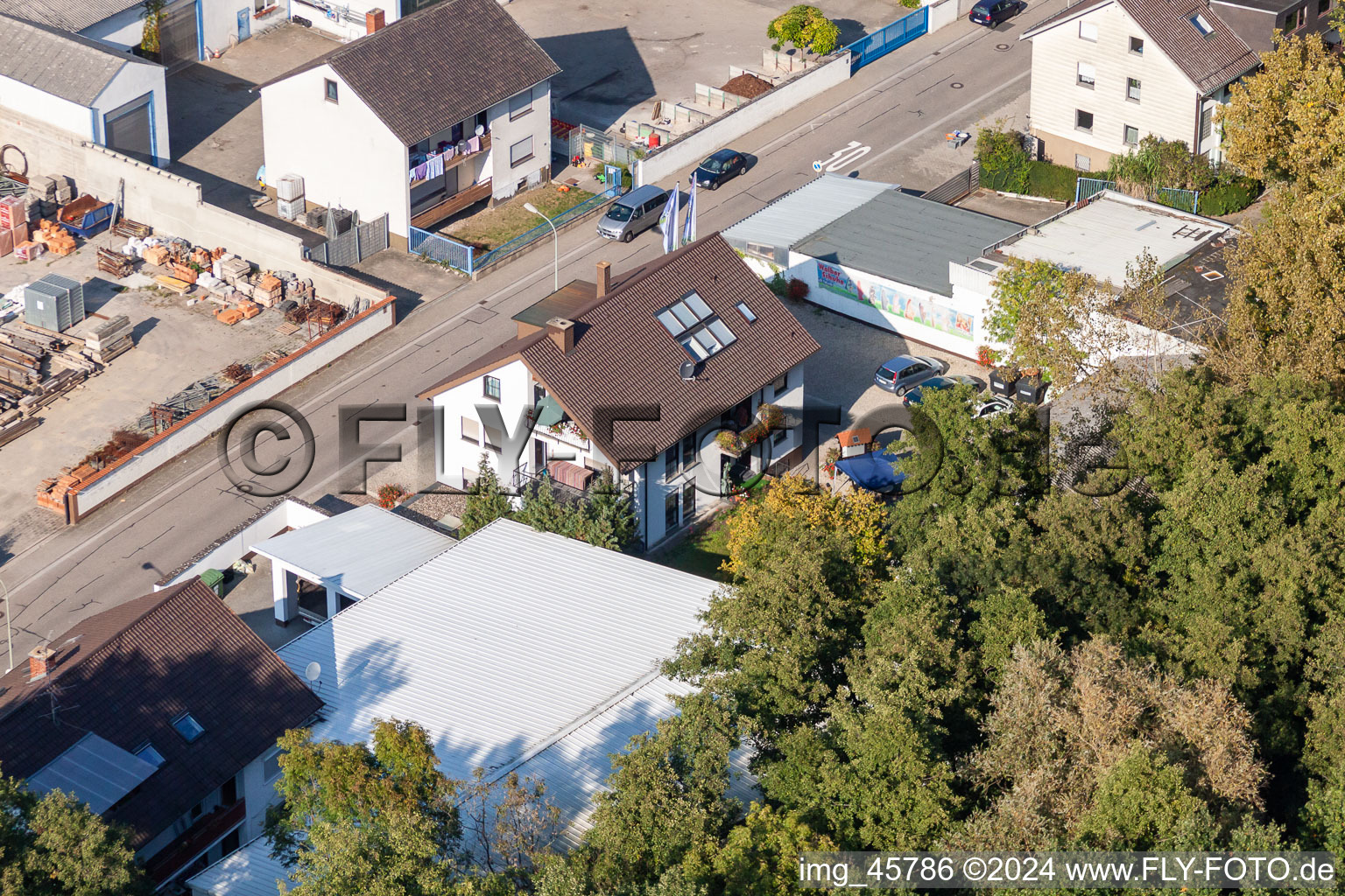 Photographie aérienne de Règlement de Garden City à Kandel dans le département Rhénanie-Palatinat, Allemagne