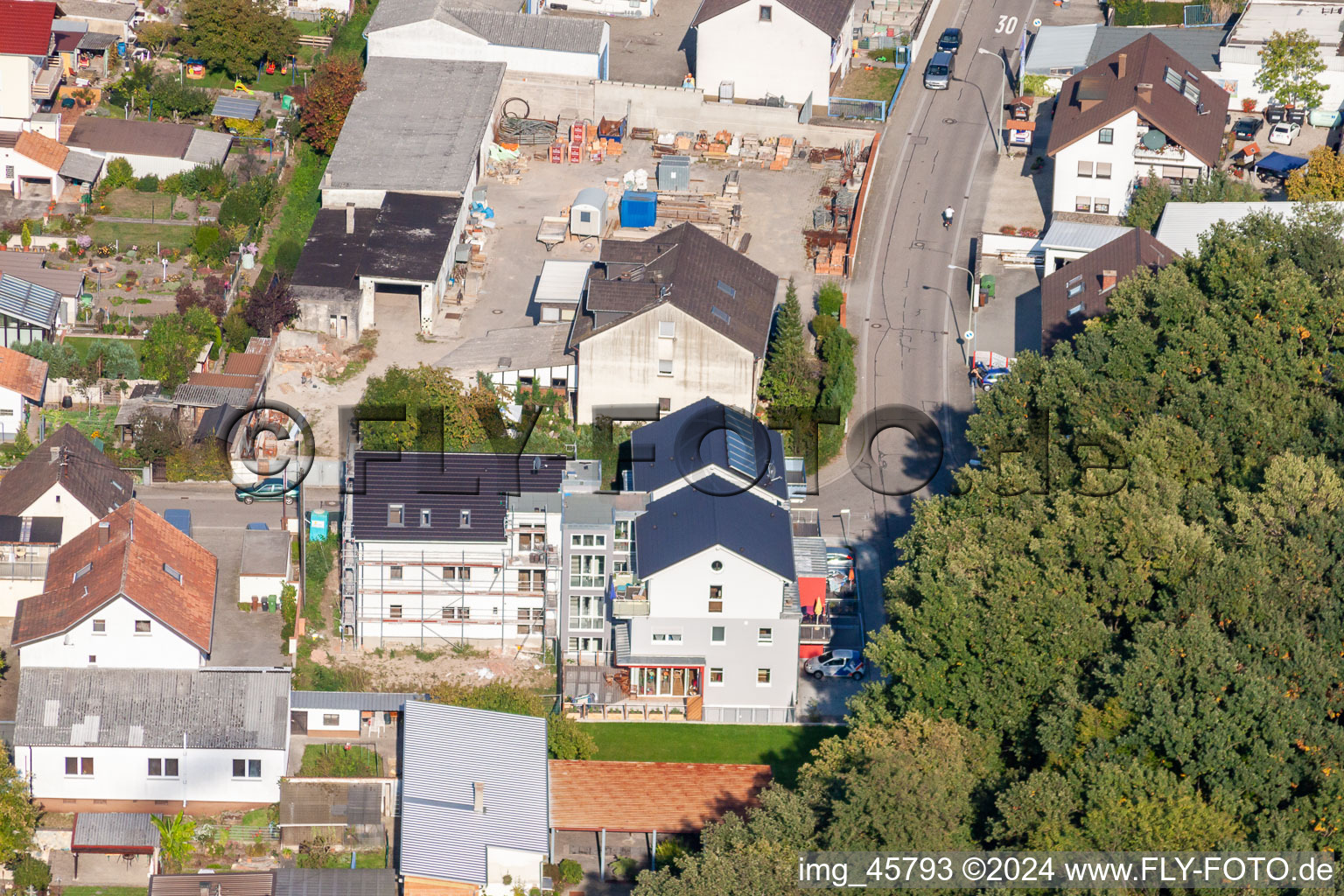 Règlement de Garden City à Kandel dans le département Rhénanie-Palatinat, Allemagne vue d'en haut