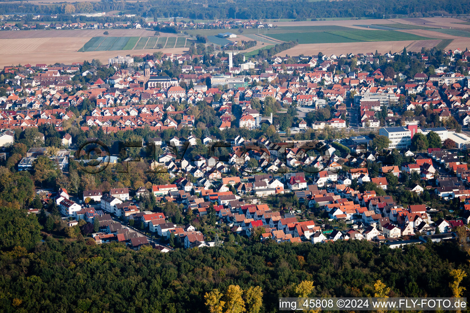 Image drone de Kandel dans le département Rhénanie-Palatinat, Allemagne