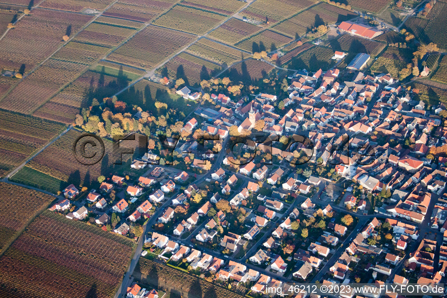 Quartier Nußdorf in Landau in der Pfalz dans le département Rhénanie-Palatinat, Allemagne vue d'en haut