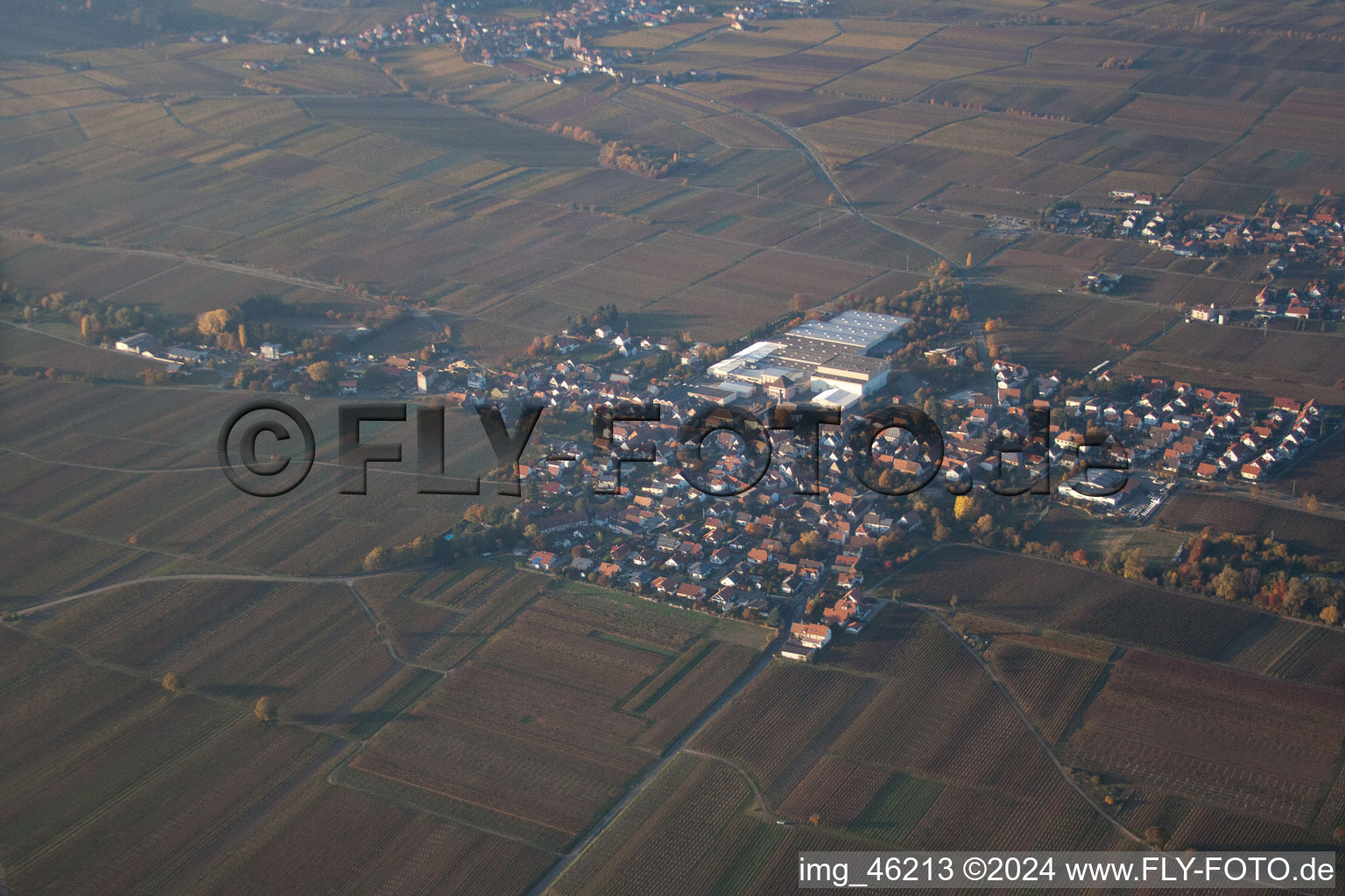 Quartier Nußdorf in Landau in der Pfalz dans le département Rhénanie-Palatinat, Allemagne depuis l'avion