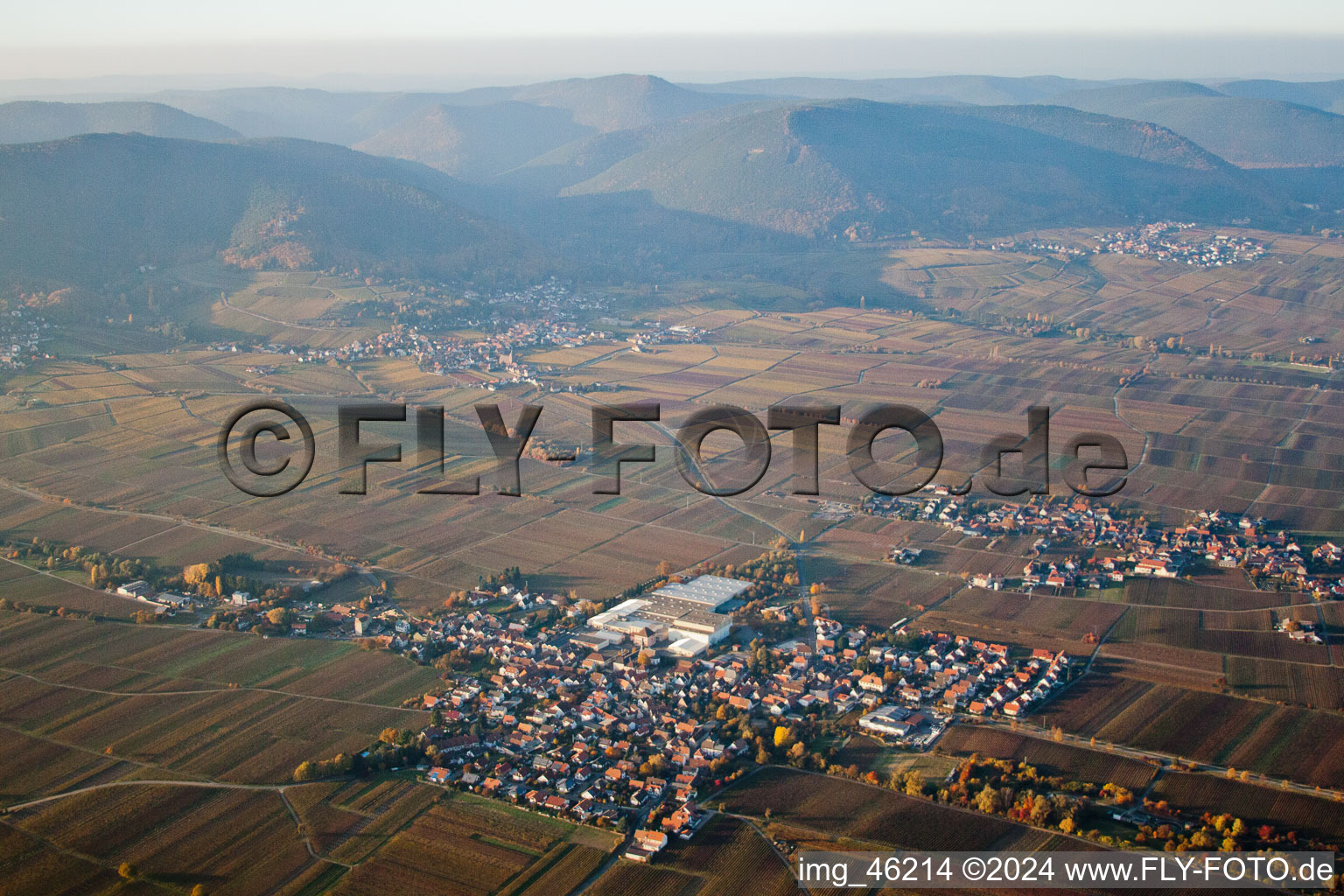 Vue d'oiseau de Quartier Nußdorf in Landau in der Pfalz dans le département Rhénanie-Palatinat, Allemagne