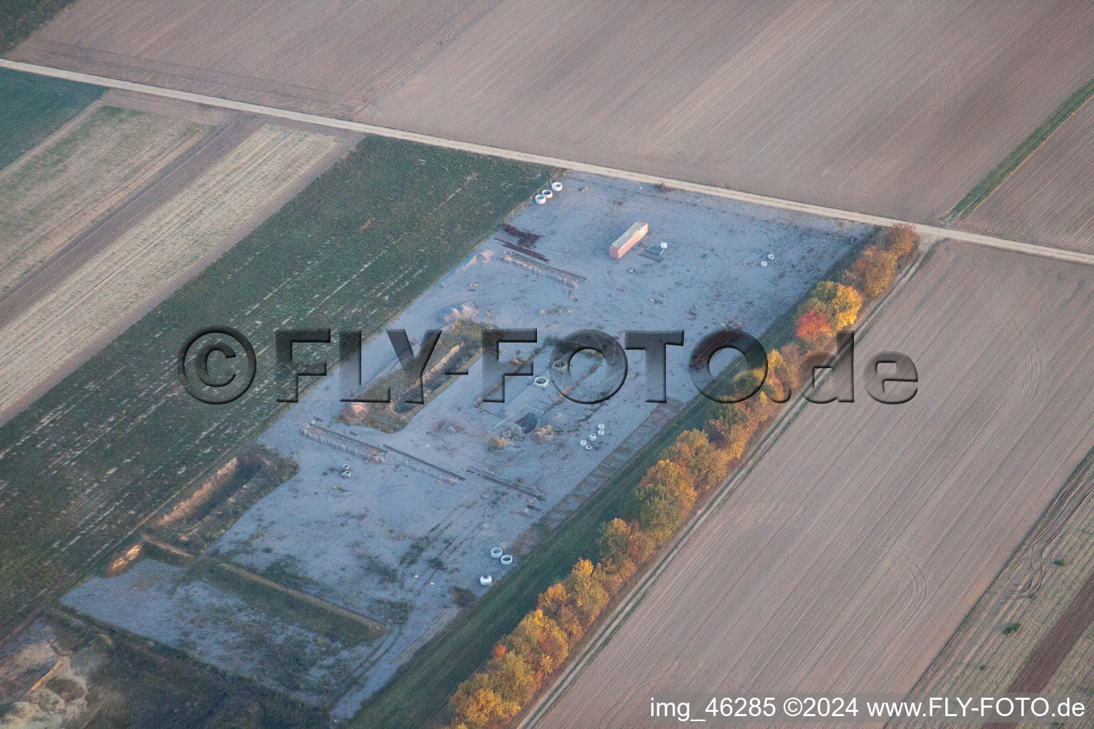 Herxheimweyher dans le département Rhénanie-Palatinat, Allemagne vue du ciel