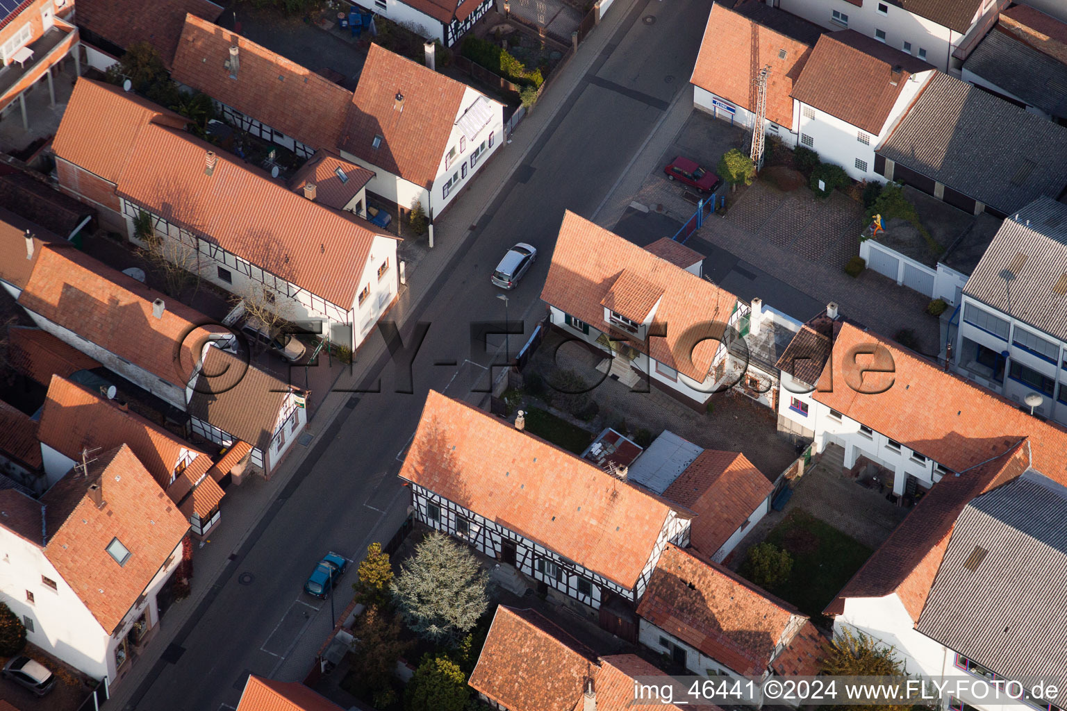 Photographie aérienne de Rheinstraße, DBK à Kandel dans le département Rhénanie-Palatinat, Allemagne