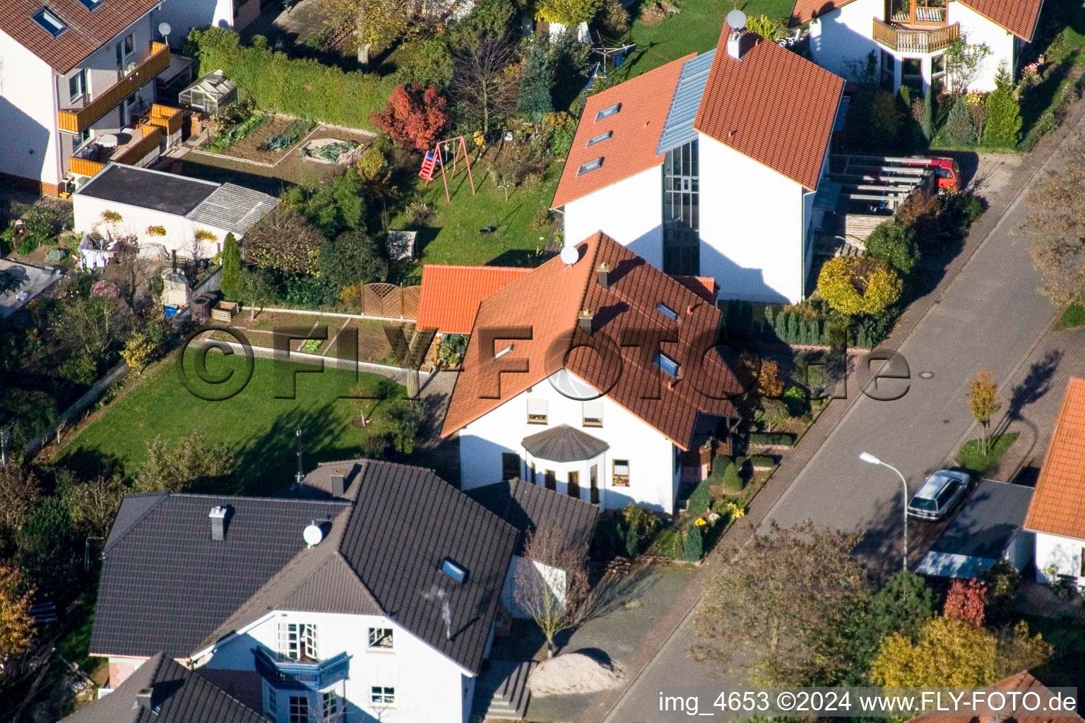 Klingbachstr. à Steinweiler dans le département Rhénanie-Palatinat, Allemagne vue d'en haut