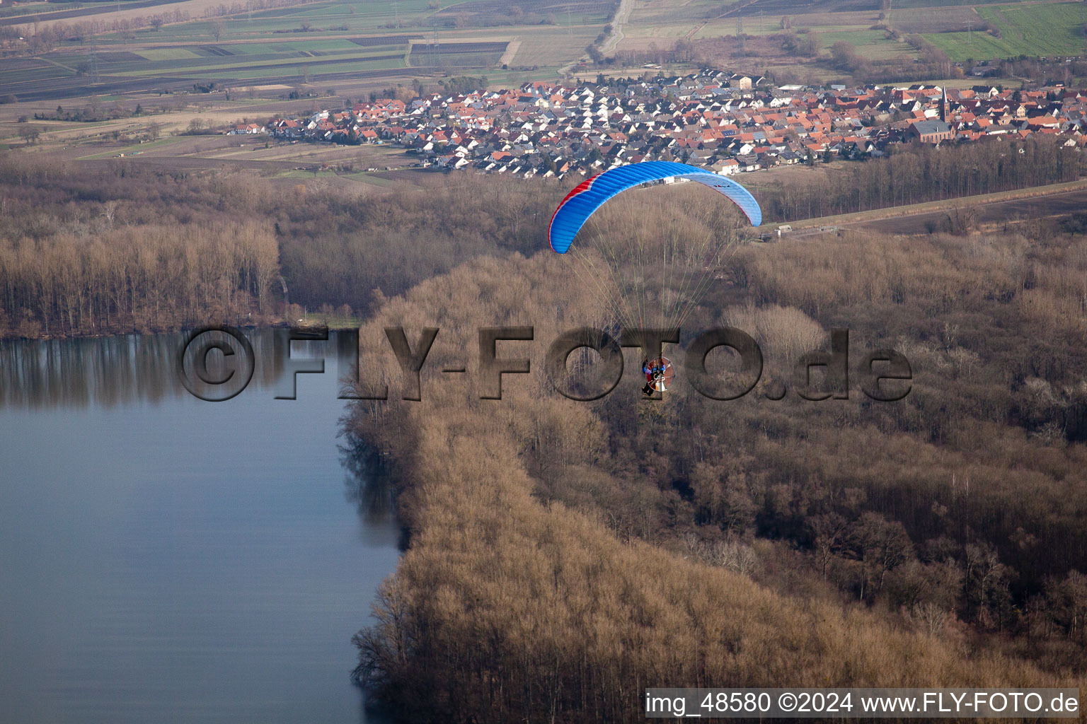 Image drone de Germersheim dans le département Rhénanie-Palatinat, Allemagne