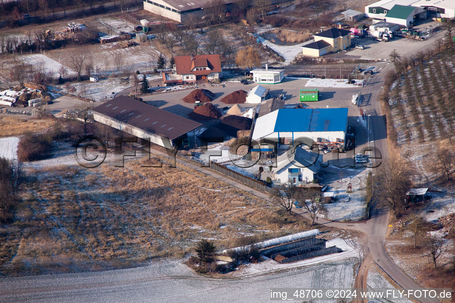 Photographie aérienne de Quartier Neuenbürg in Kraichtal dans le département Bade-Wurtemberg, Allemagne