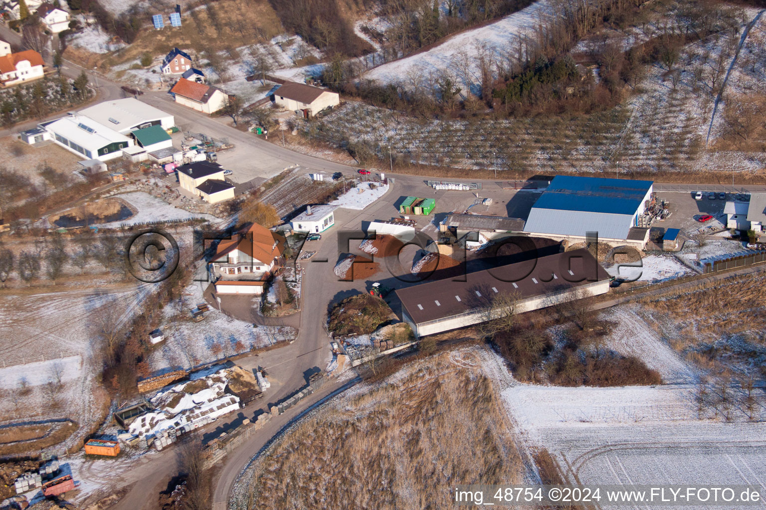 Image drone de Quartier Neuenbürg in Kraichtal dans le département Bade-Wurtemberg, Allemagne