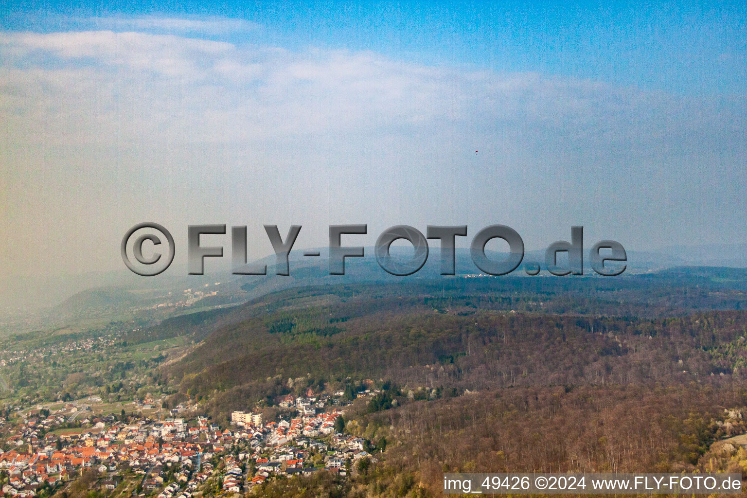 Photographie aérienne de Du sud à Nußloch dans le département Bade-Wurtemberg, Allemagne