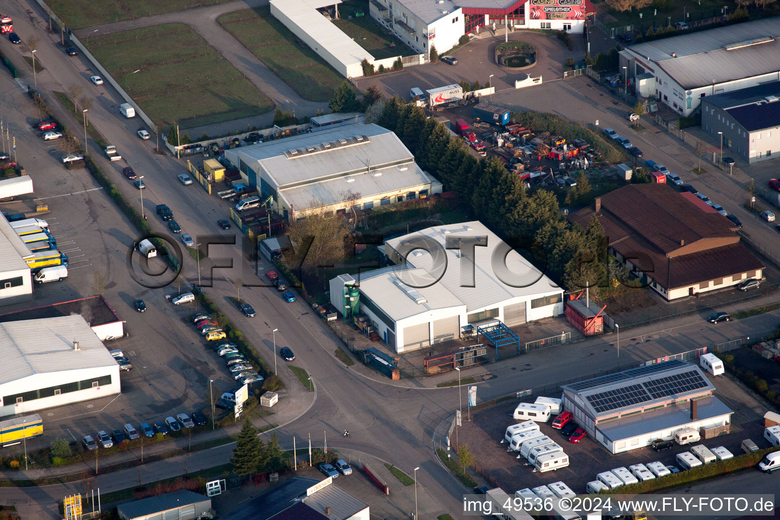 Vue oblique de Quartier Minderslachen in Kandel dans le département Rhénanie-Palatinat, Allemagne