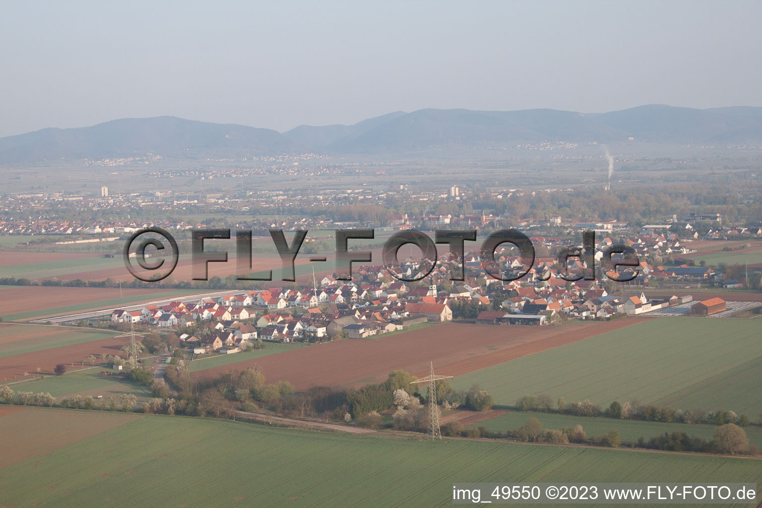 Quartier Mörlheim in Landau in der Pfalz dans le département Rhénanie-Palatinat, Allemagne d'un drone