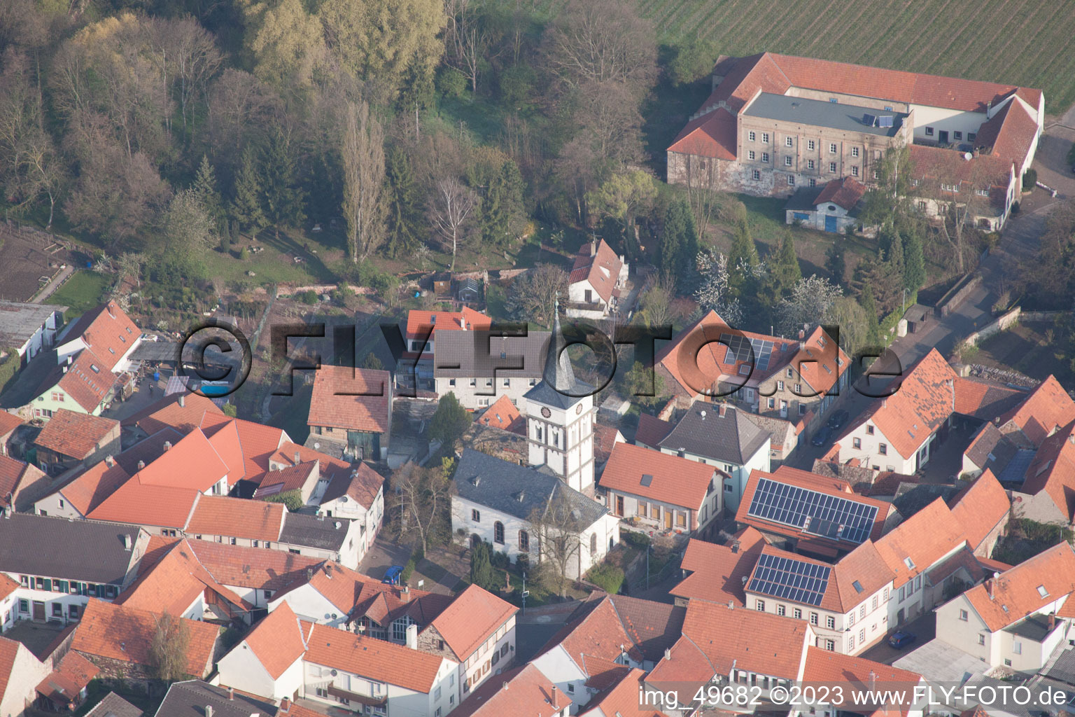 Photographie aérienne de Albsheim an der Eis dans le département Rhénanie-Palatinat, Allemagne