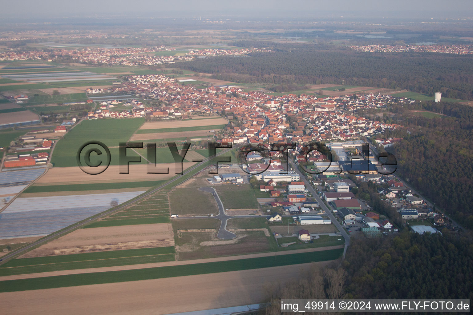 Hatzenbühl dans le département Rhénanie-Palatinat, Allemagne d'en haut