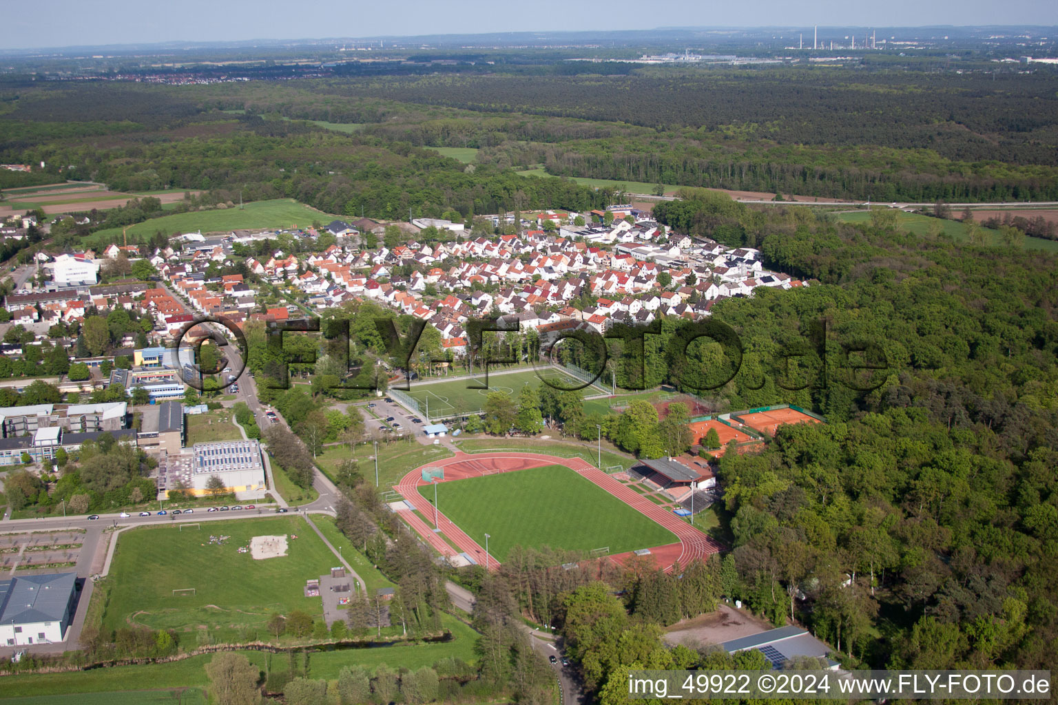 Image drone de Kandel dans le département Rhénanie-Palatinat, Allemagne