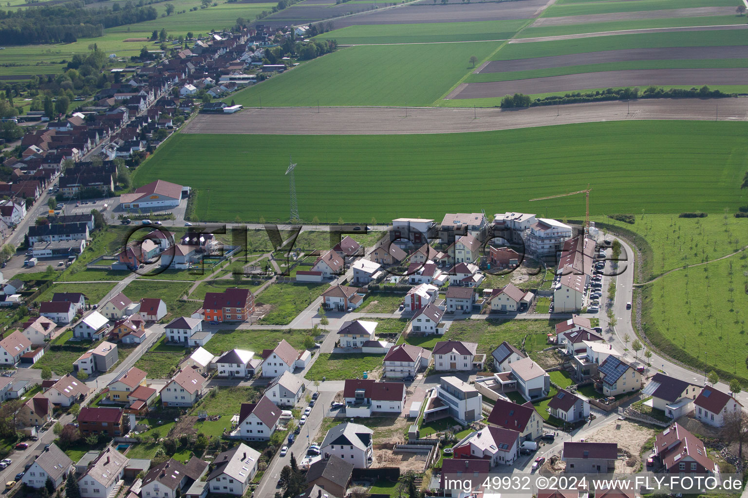 Kandel dans le département Rhénanie-Palatinat, Allemagne d'en haut