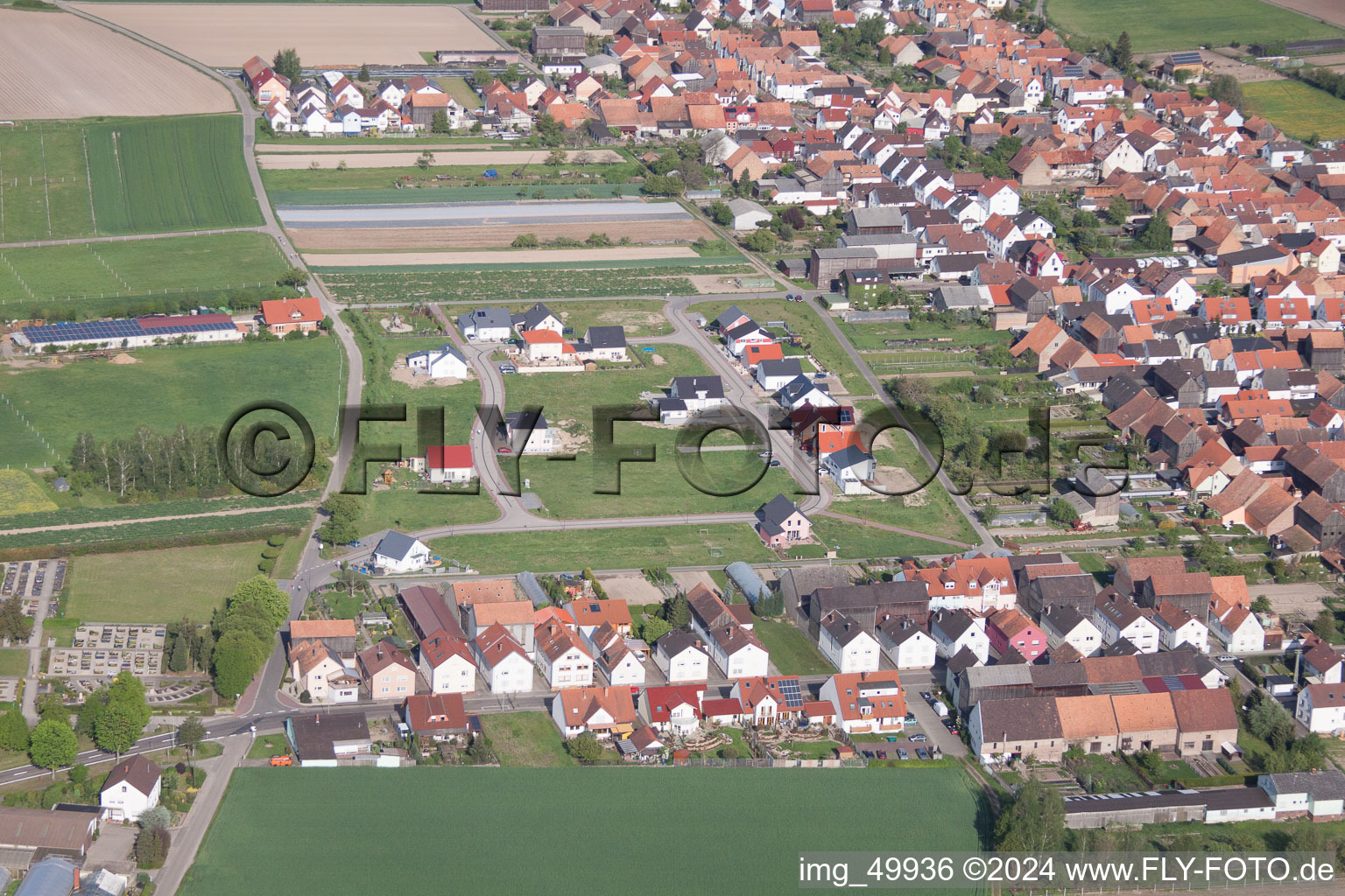 Hatzenbühl dans le département Rhénanie-Palatinat, Allemagne vue d'en haut