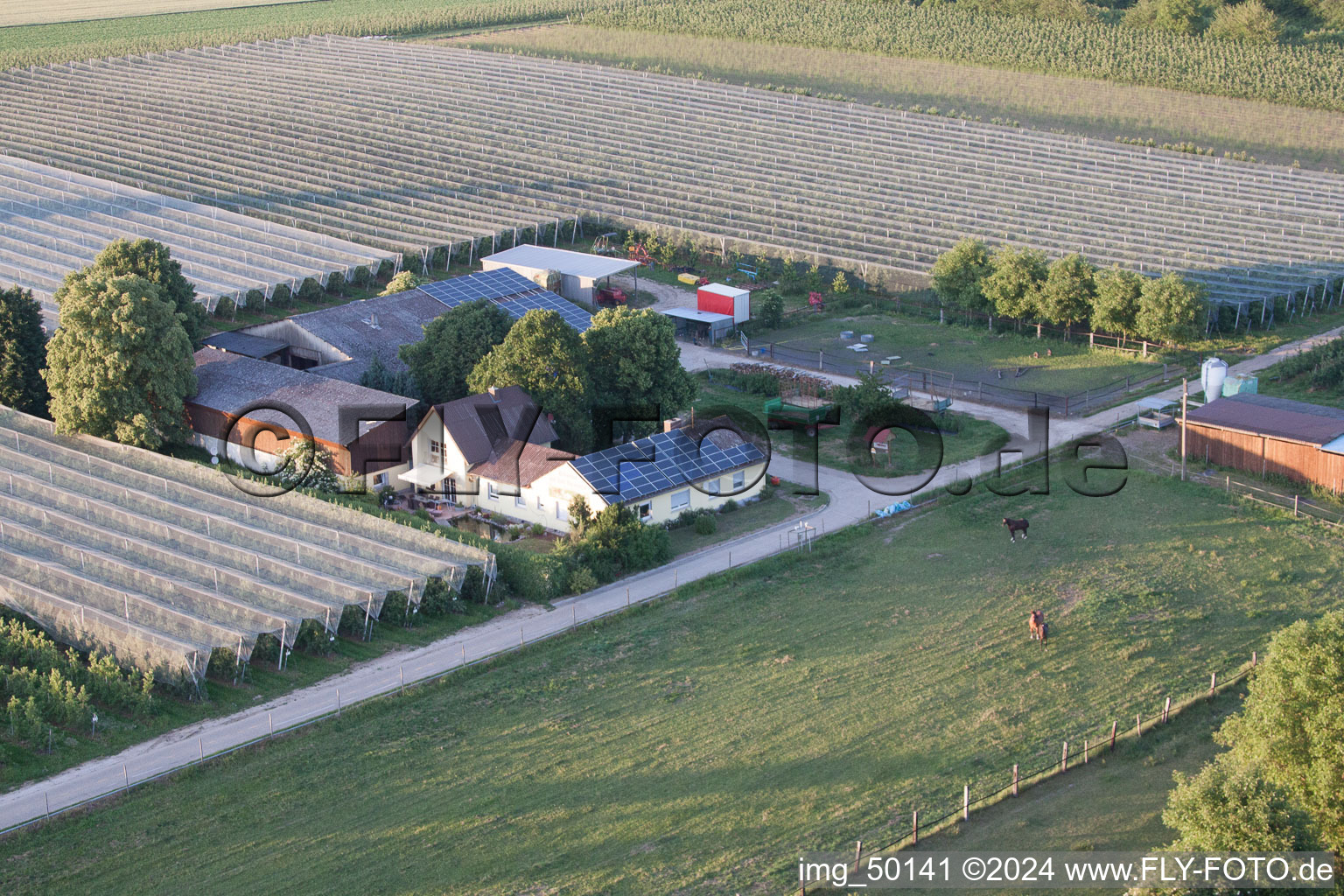 Winden dans le département Rhénanie-Palatinat, Allemagne depuis l'avion