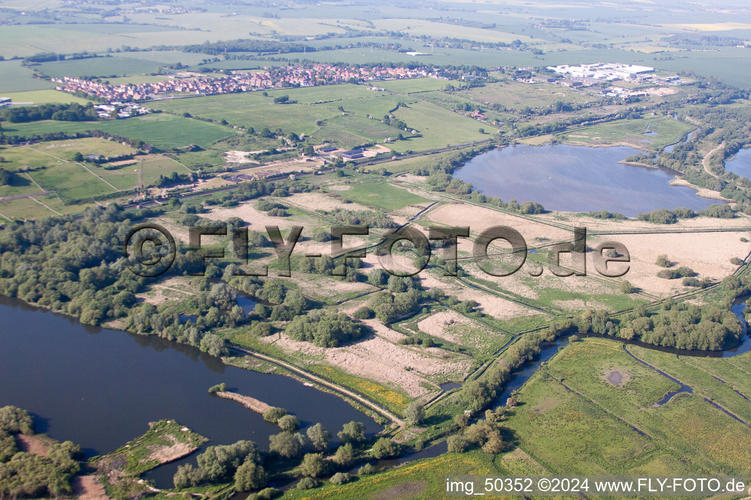 Vue oblique de Fordwich dans le département Angleterre, Grande Bretagne