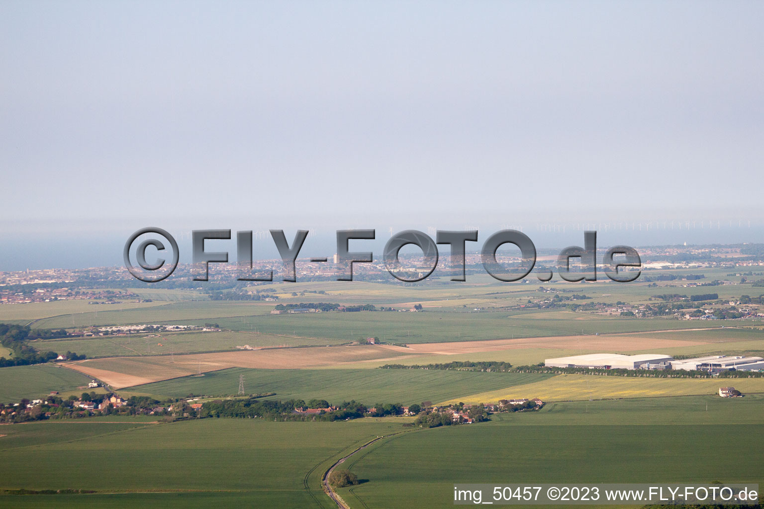 Photographie aérienne de Monkton dans le département Angleterre, Grande Bretagne