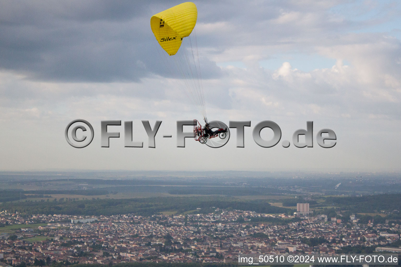 Photographie aérienne de Thionville dans le département Moselle, France