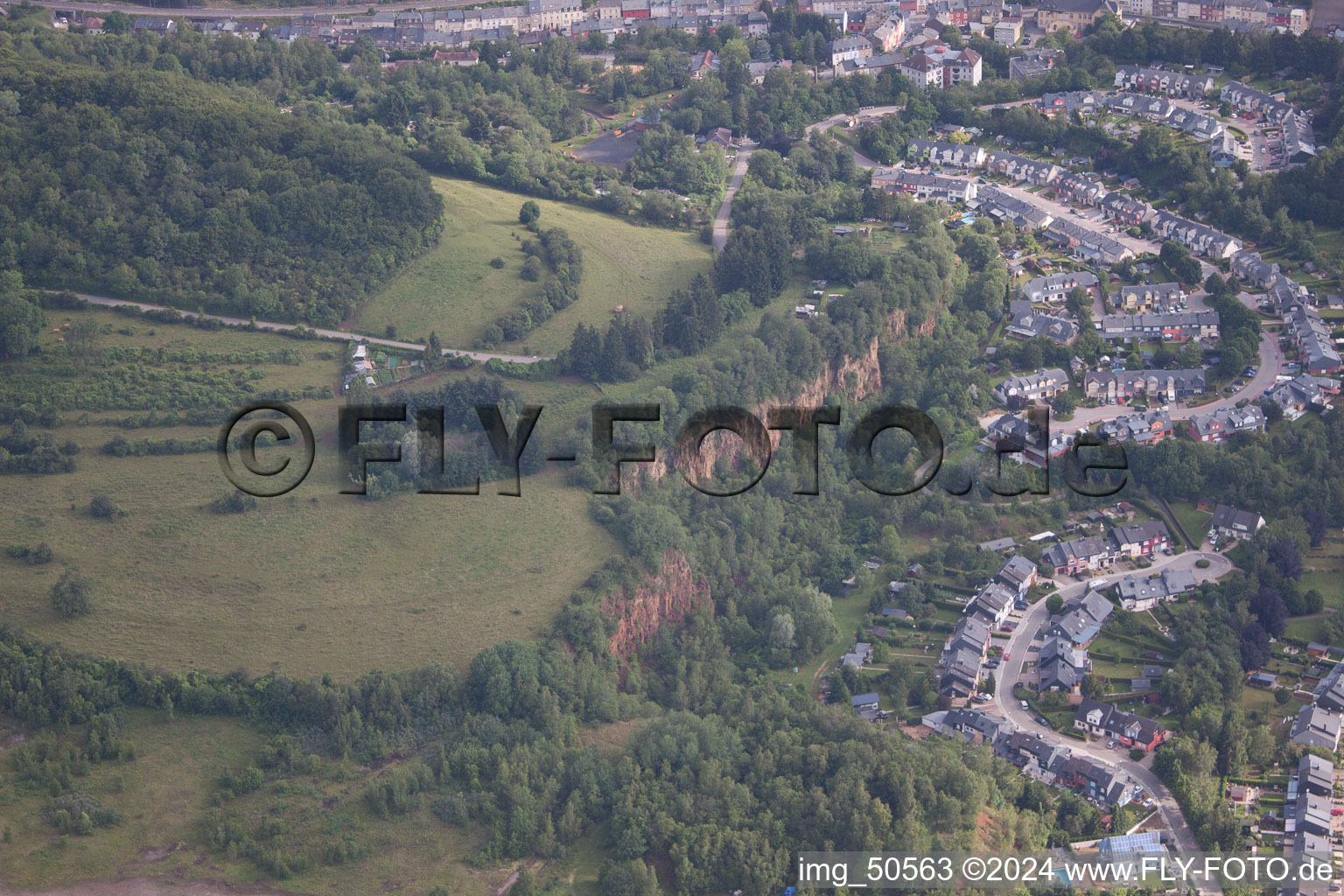 Ottange dans le département Moselle, France vue d'en haut