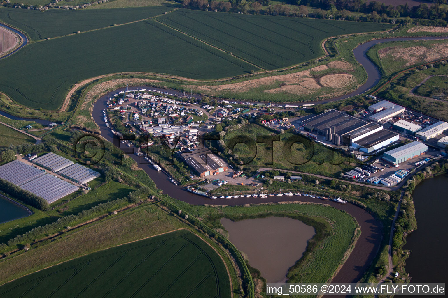 Great Stonar dans le département Angleterre, Grande Bretagne d'en haut