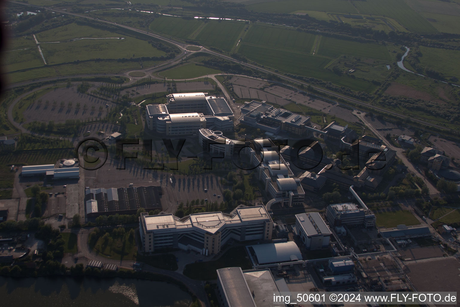 Great Stonar dans le département Angleterre, Grande Bretagne vue du ciel