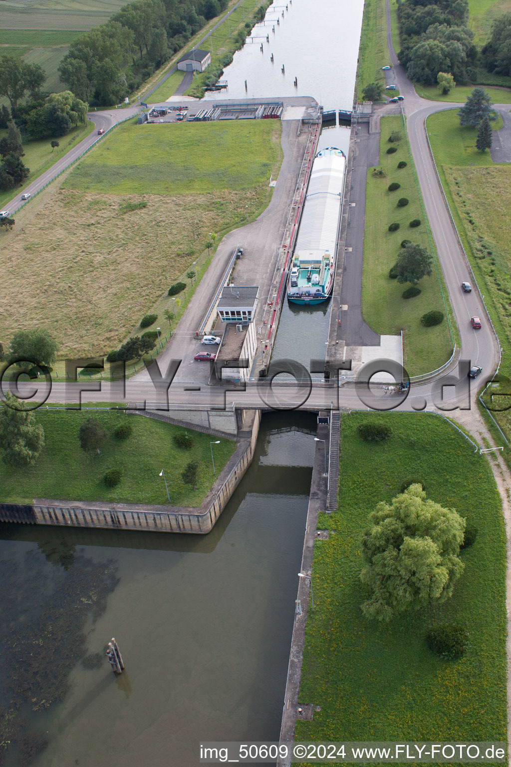 Kœnigsmacker dans le département Moselle, France hors des airs