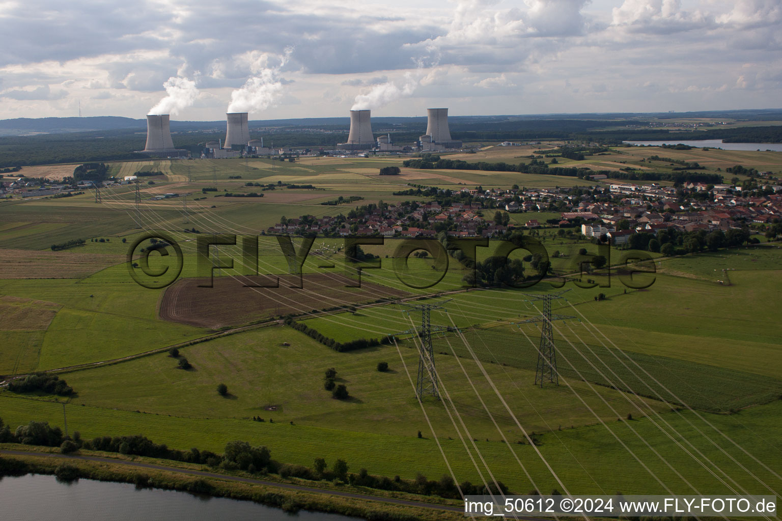 Photographie aérienne de Basse-Ham dans le département Moselle, France