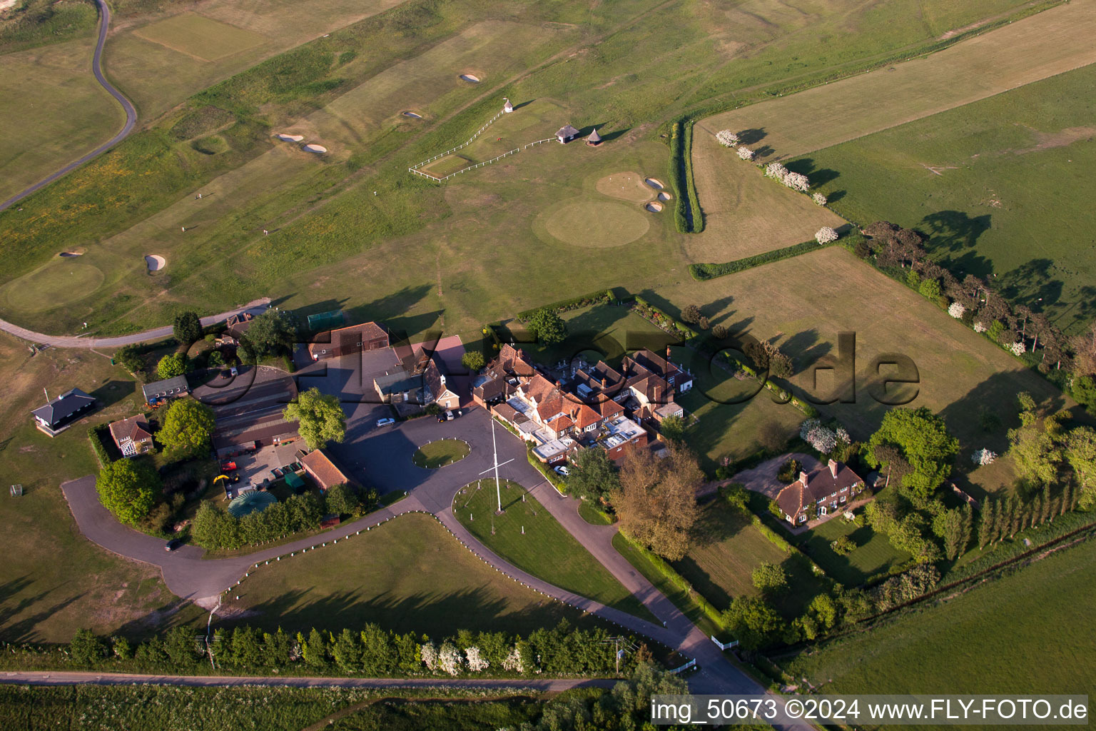 Vue oblique de Sandwich dans le département Angleterre, Grande Bretagne