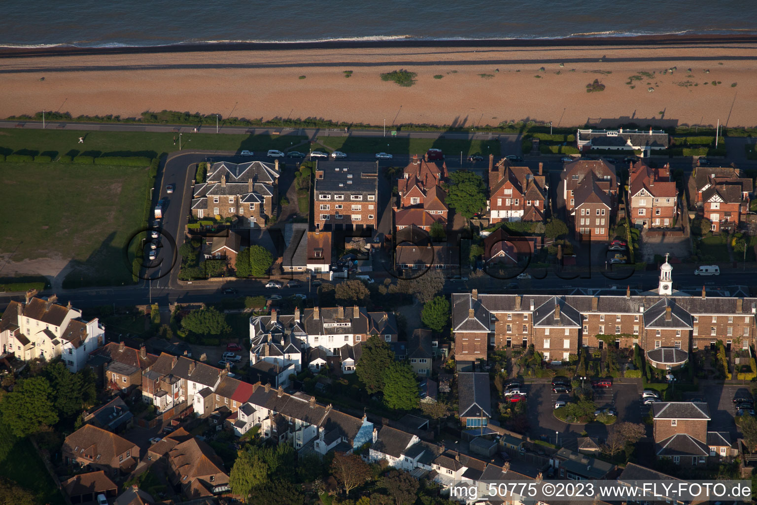 Image drone de Deal dans le département Angleterre, Grande Bretagne