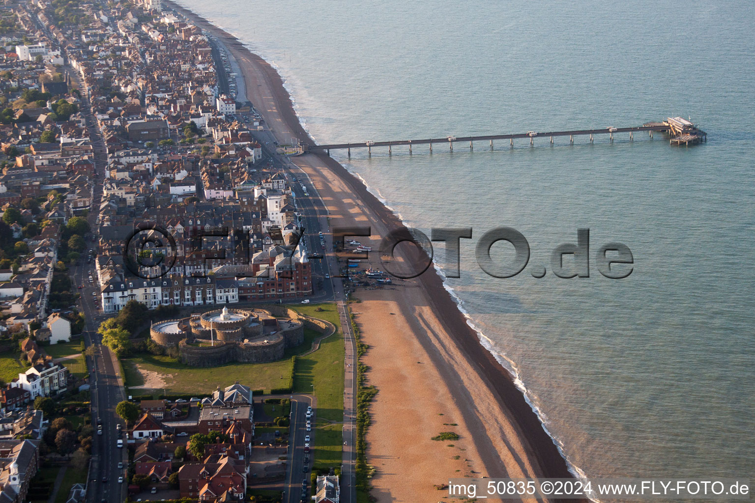 Deal dans le département Angleterre, Grande Bretagne depuis l'avion