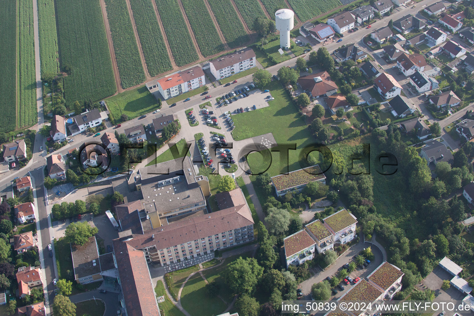 Vue aérienne de Clinique Asklépios à Kandel dans le département Rhénanie-Palatinat, Allemagne