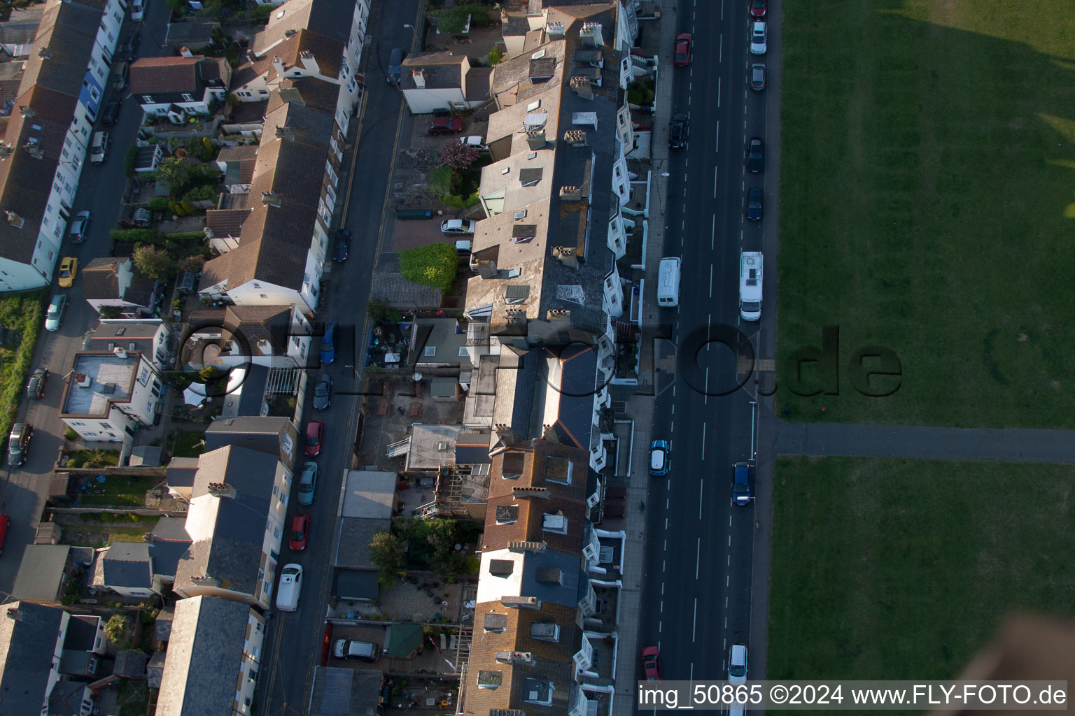 Photographie aérienne de Deal dans le département Angleterre, Grande Bretagne