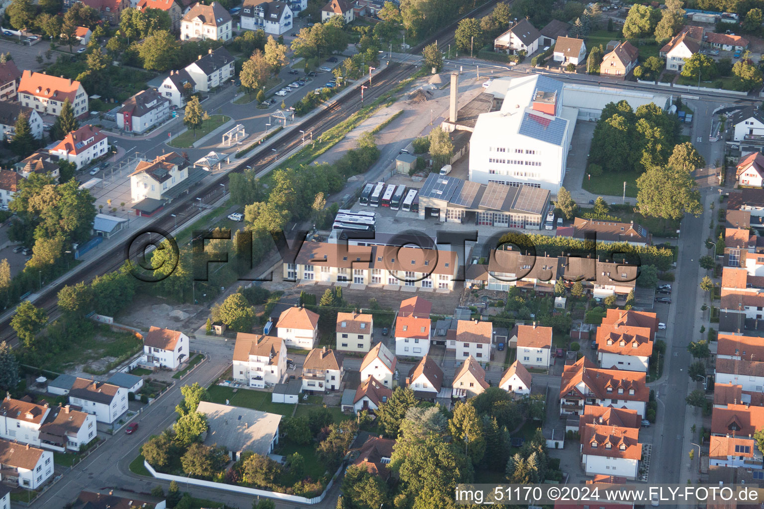 Photographie aérienne de Kandel dans le département Rhénanie-Palatinat, Allemagne