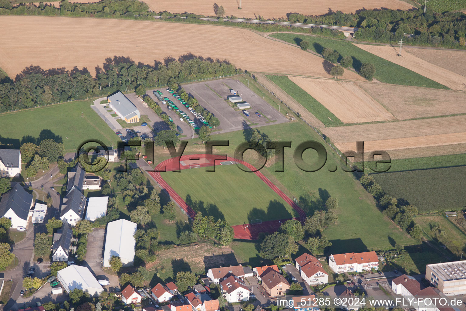 Image drone de Bad Bergzabern dans le département Rhénanie-Palatinat, Allemagne