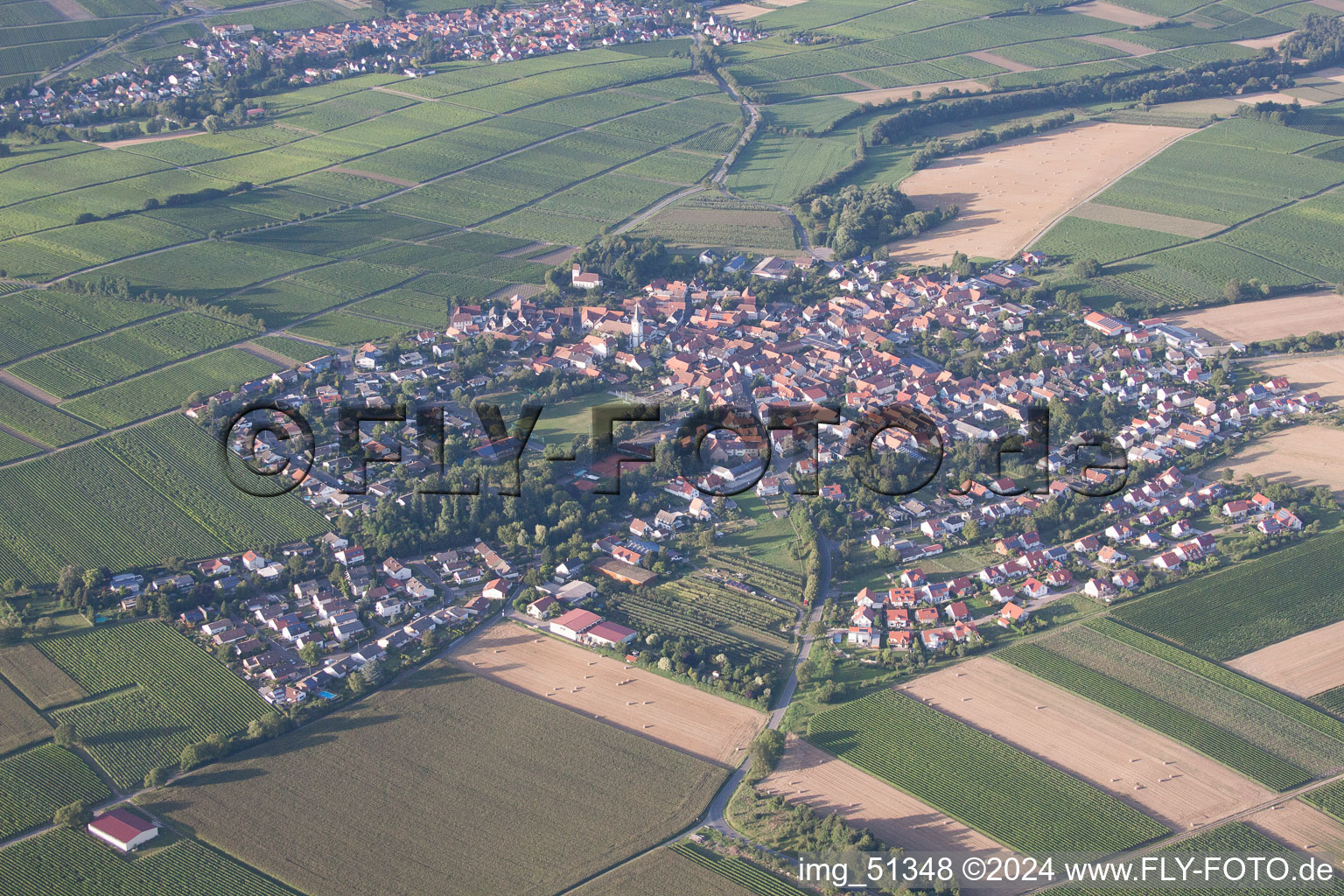 Vue oblique de Quartier Mörzheim in Landau in der Pfalz dans le département Rhénanie-Palatinat, Allemagne