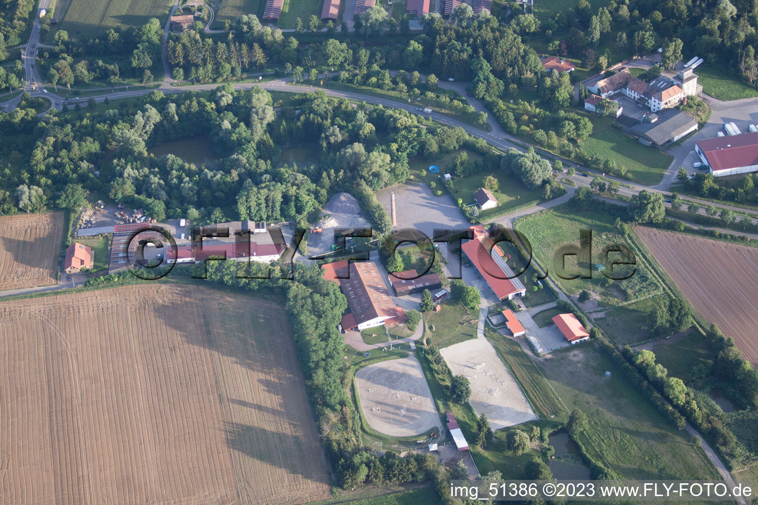 Photographie aérienne de Quartier Herxheim in Herxheim bei Landau/Pfalz dans le département Rhénanie-Palatinat, Allemagne