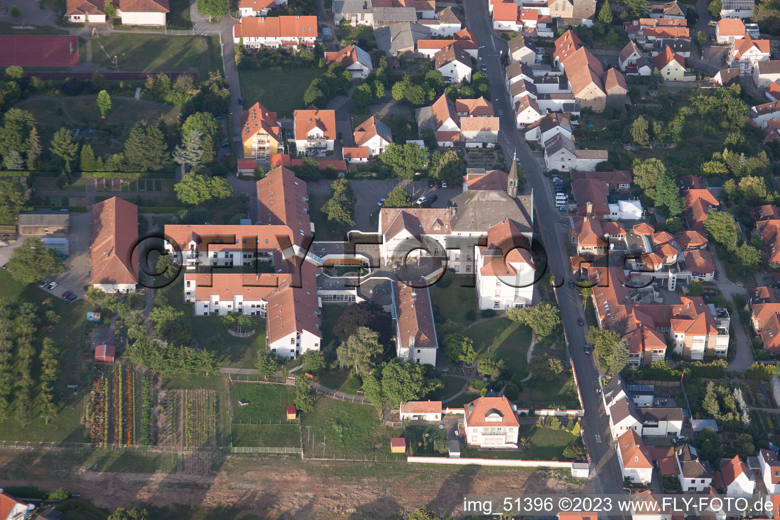 Quartier Herxheim in Herxheim bei Landau dans le département Rhénanie-Palatinat, Allemagne vue du ciel