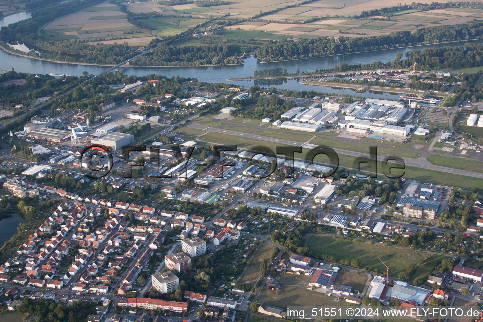 Enregistrement par drone de Speyer dans le département Rhénanie-Palatinat, Allemagne