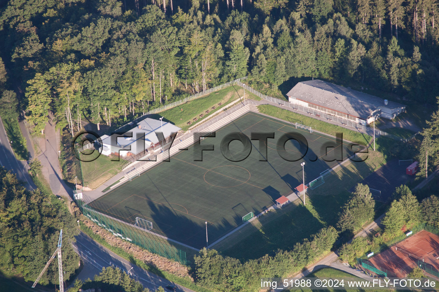 Quartier Ober-Abtsteinach in Abtsteinach dans le département Hesse, Allemagne d'en haut