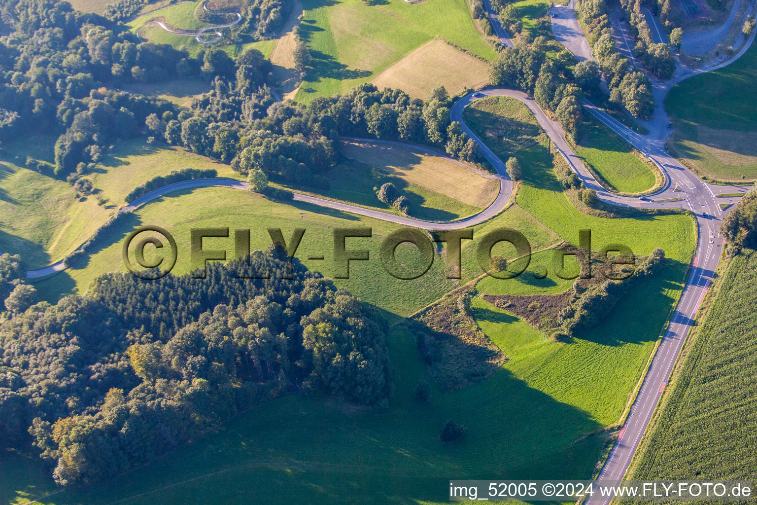 Vue aérienne de Quartier Kreidach in Wald-Michelbach dans le département Hesse, Allemagne